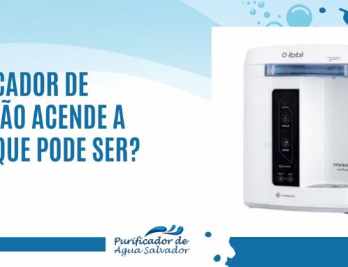 Purificador de água não acende a luz: o que pode ser?
